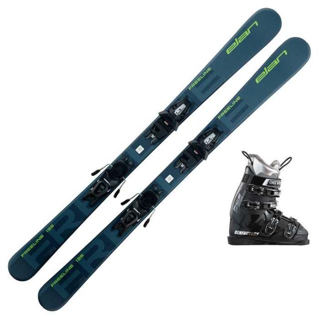 スキー3点セット] エラン スキー板 2025 ELAN FREELINE 125/135