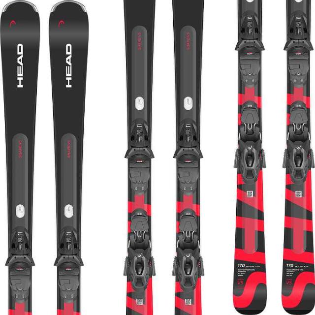 ヘッド スキー板 2026 HEAD SHAPE E.V5 AMT-PR + PR 11 GW ANTH/RD