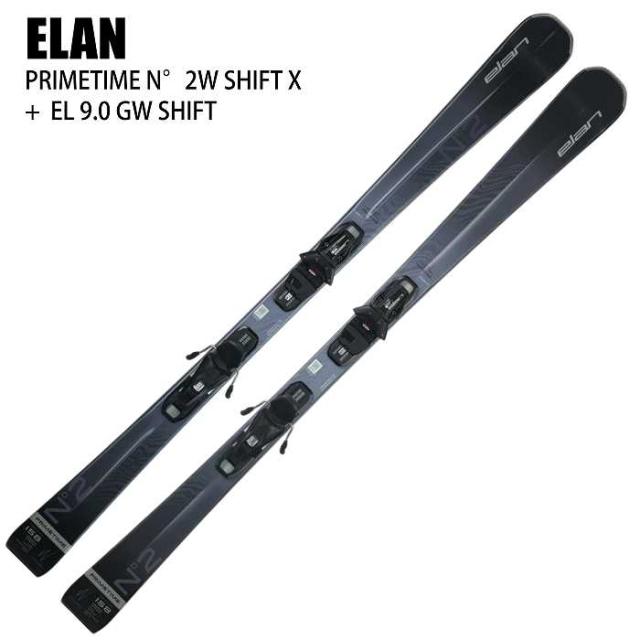 エラン スキー板 2026 ELAN PRIMETIME N°2W BLACK SHIFT X + EL 9.0 GW