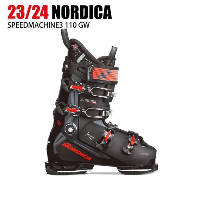 ノルディカ スキーブーツ 2024 NORDICA SPEEDMACHINE 3 110 GW BK/ANT/RED スピードマシン 23-24