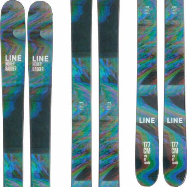 スキー2点セット]ライン スキー板 2024 LINE HONEY BADGER + 24 MARKER ...