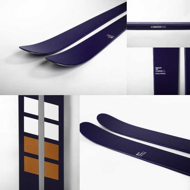 [スキー2点セット] キャンデッド スキー板 2026 CANDIDE SKIS RESORT 101 + 26 MARKER SQUIRE 11 100mm ビンディングセット 25-26_4