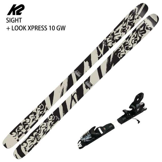 旧モデル [スキー2点セット] ケーツー スキー板 2024 K2 SIGHT + LOOK