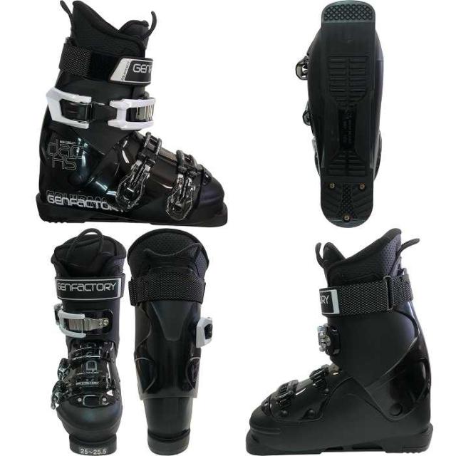 ゲン 厳 スキーブーツ 2026 GEN DACHS AUTO-FIT BLACK ダックス 3