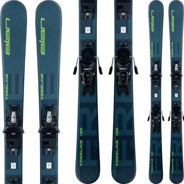 スキー　セット スキー4点セット] エラン スキー板 2025 ELAN FREELINE + EL