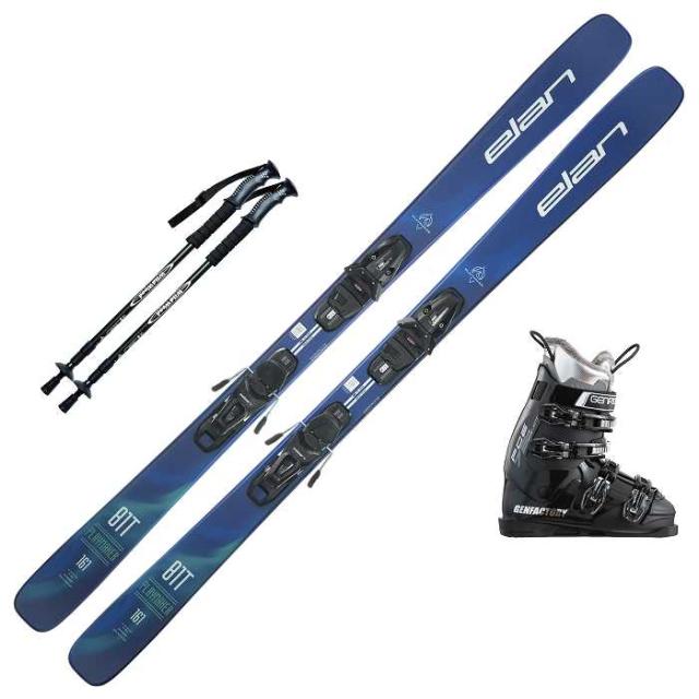 elanスキー板・ポール・ケースセット(女の子130) elanスキー板・ポール