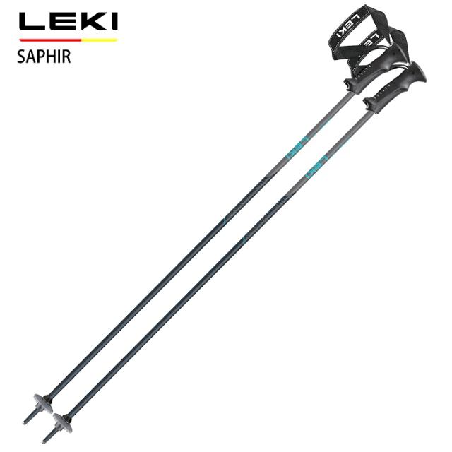 レキ ストック 2026 LEKI SAPHIR M.BL サファイア アルミポール 25-26