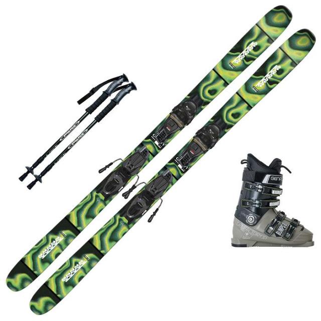 スキー4点セット] ケーツー スキー板 2026 K2 OMEN 85 QUIKCLIK + M3 11 CQ