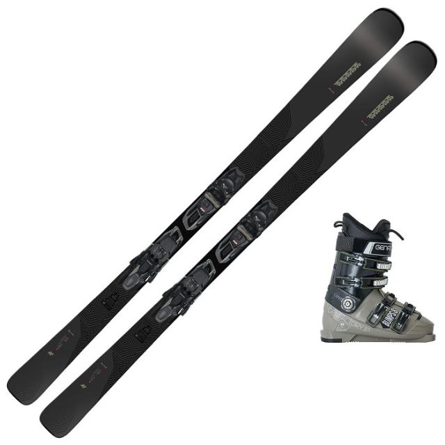 スキー板&ブーツ セット Rossignol スキー板 104cm ブーツ 17センチ