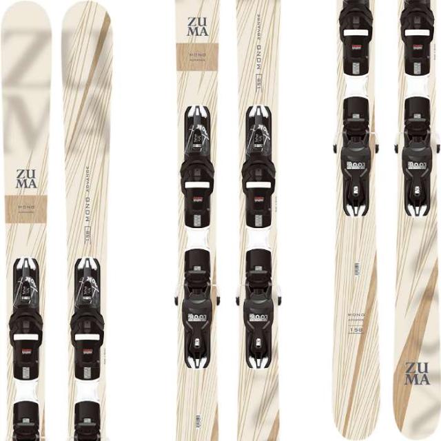 スキー4点セット] ツマ スキー板 2026 ZUMA MONO ADVANCE/WH + XPRESS
