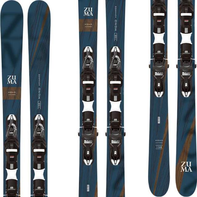 スキー4点セット] ツマ スキー板 2026 ZUMA MONO ADVANCE/BL + XPRESS