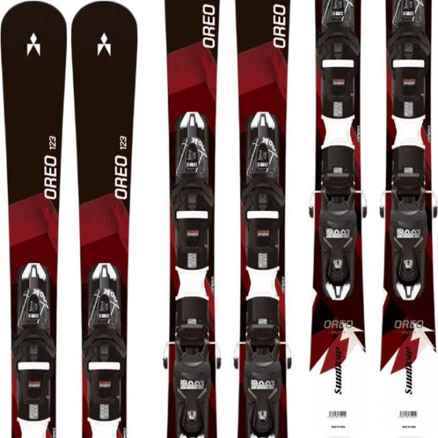スキー3点セット] スワロー スキー板 2026 SWALLOW OREO 123 BK/RD +