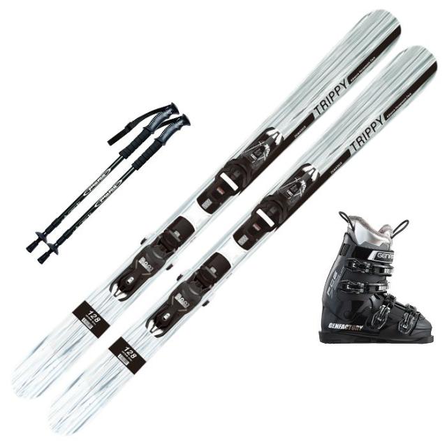 スキー4点セット] ツマ スキー板 2026 ZUMA TRIPPY ADVANCE + XPRESS