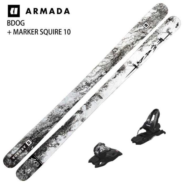 旧モデル[スキー2点セット] アルマダ スキー板 2025 ARMADA BDOG + MARKER SQUIRE 10 ビンディングセット 24-25