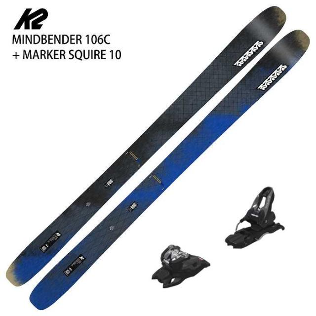 旧モデル[スキー2点セット] ケーツー スキー板 2025 K2 MINDBENDER 106C + MARKER SQUIRE 10 ビンディングセット 24-25