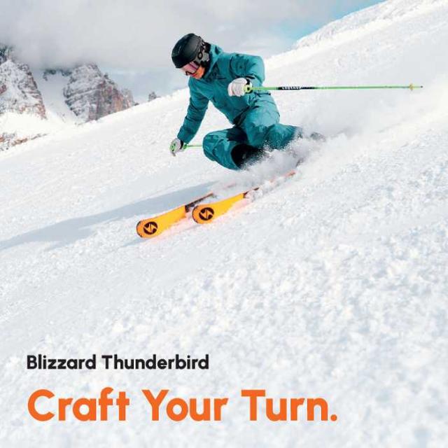 ブリザード スキー板 2027 BLIZZARD THUNDERBIRD R13 + TPX 12 DEMO 