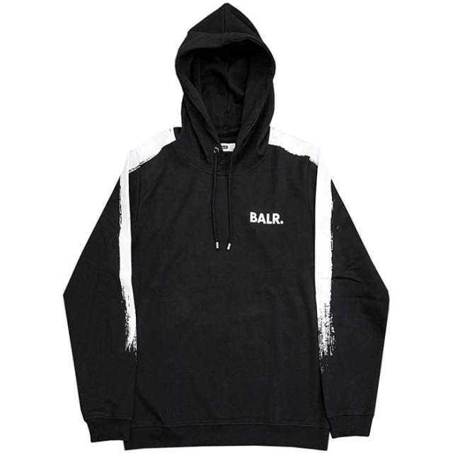 【並行輸入品】BALR. ボーラー CHALK STRIPED STRAIGHT HOODIE B10305 BLACK フットサル スウェットジャケット_10