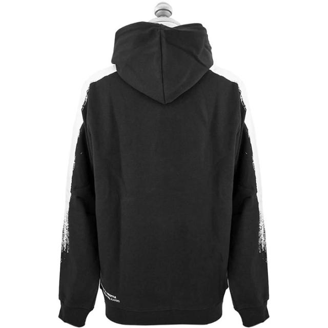 【並行輸入品】BALR. ボーラー CHALK STRIPED STRAIGHT HOODIE B10305 BLACK フットサル スウェットジャケット_1