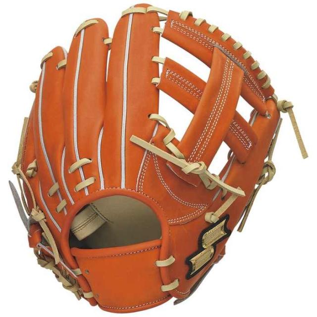 SSK エスエスケイ 硬式プロエッジアドヴァンスド内野手用 PEAKT8445L22F （3512）オレンジ×キャメル 野球 硬式