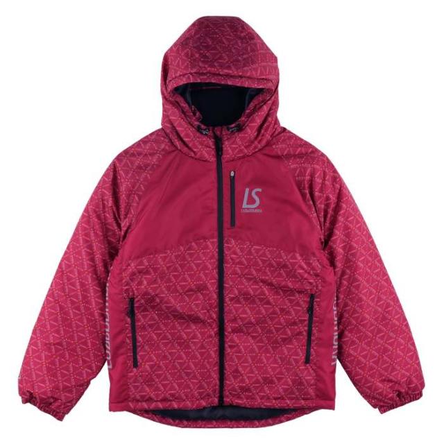 LUZESOMBRA ルースイソンブラ GEOMETRIC INNER COTTON JKT L1232255 013BUR ワインレッド フットサル トレーニングジャケット