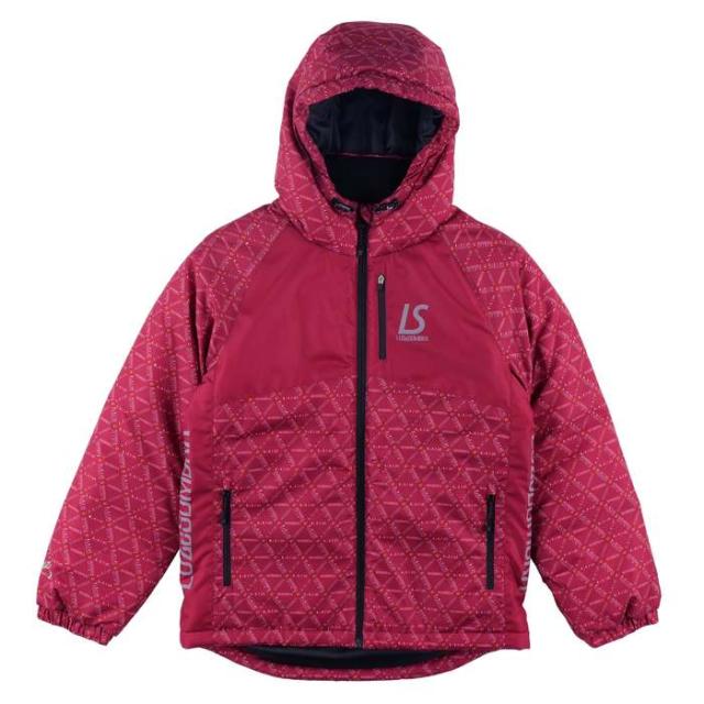 LUZESOMBRA ルースイソンブラ Jr GEOMETRIC INNER COTTON JKT L2232256 013BUR ワインレッド フットサル トレーニングジャケット