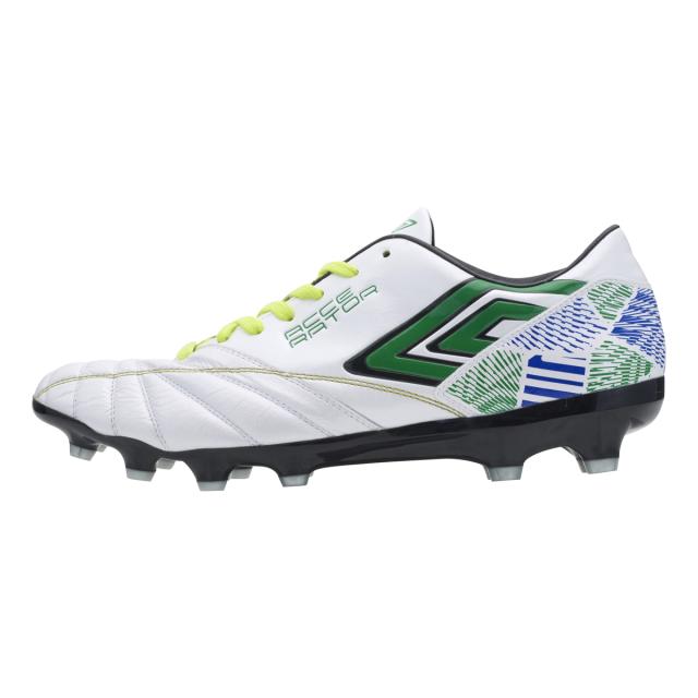 UMBRO アンブロ アクセレイター F-LASH V2 HG UU2XJA01WG WG ホワイト×グリーン サッカー スパイク_1