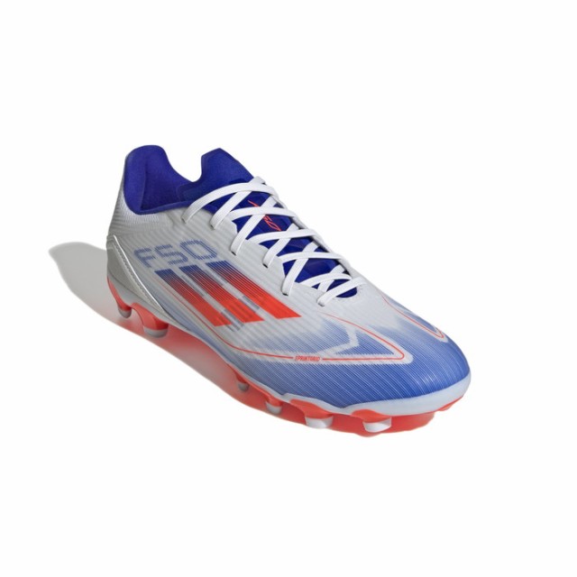 ADIDAS アディダス F50 LEAGUE HG/AG IF1341 フットウェアホワイト×ソーラーレッド×ルシッドブルー サッカー スパイクの通販は