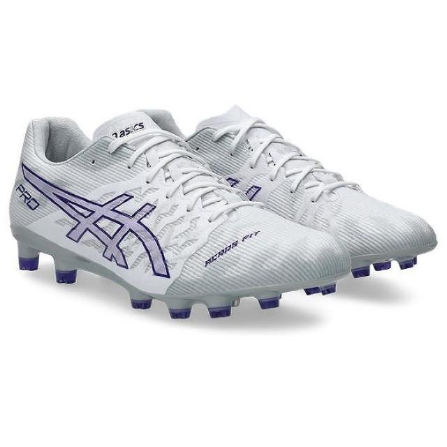 ASICS アシックス DS LIGHT ACROS PRO 3 DSライト アクロス プロ 3 1101A071-100 WHITE/GENTRY PURPLE サッカー スパイク