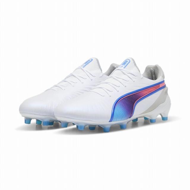 PUMA プーマ 10780902 キング アルティメット FG/AG 02 ホワイト×ブルー サッカー スパイク