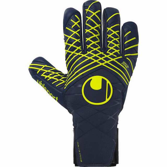 UHLSPORT ウールシュポルト プレディクション アブソルートグリップ ハーフネガティブ(ネイビー) 1011333 01 キーパーグローブ