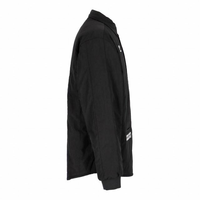 HUMMEL ヒュンメル PLAY シャツシルエットジャケット（ブラック） HAW2178 90 中綿ジャケット HUMMEL ヒュンメル PLAY シャツシルエットジャケット（ブラック