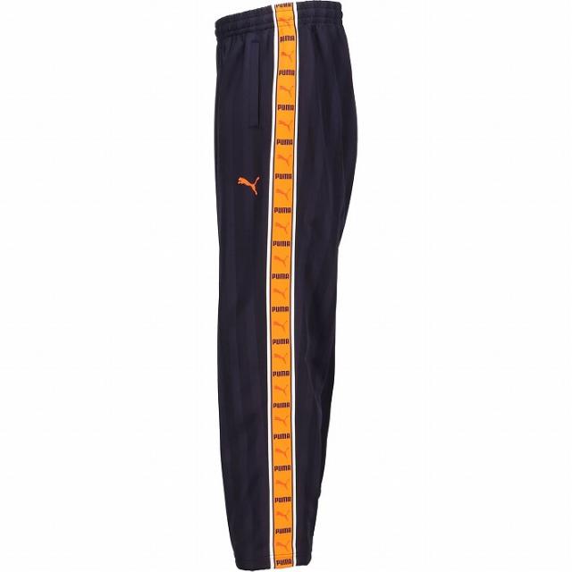 PUMA プーマ SHADOW STRIPE ニットパンツ(ネイビー×オレンジ) 527755 61 トレーニングパンツ_2