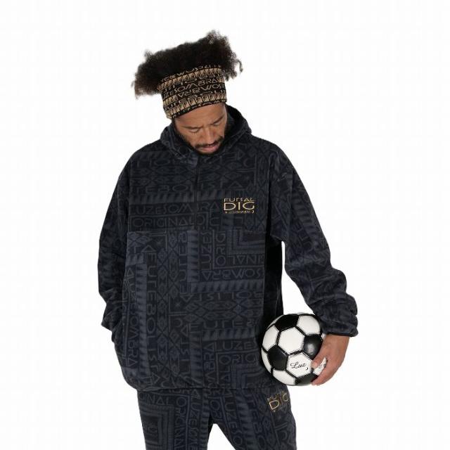LUZESOMBRA ルースイソンブラ FD ONE FLEECE HALF ZIP TOP(ブラック) L1243164 005BLK フリースジャケット_2
