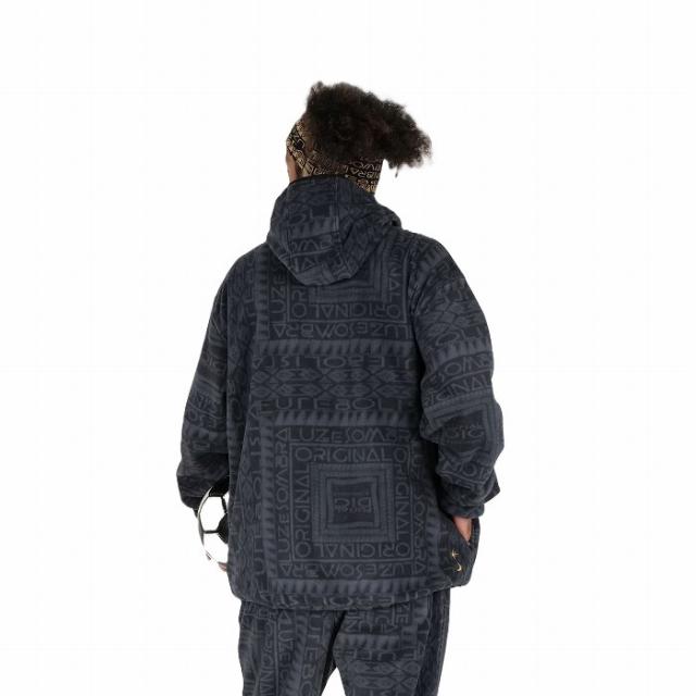 LUZESOMBRA ルースイソンブラ FD ONE FLEECE HALF ZIP TOP(ブラック) L1243164 005BLK フリースジャケット_3