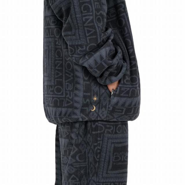 LUZESOMBRA ルースイソンブラ FD ONE FLEECE HALF ZIP TOP(ブラック) L1243164 005BLK フリースジャケット_5
