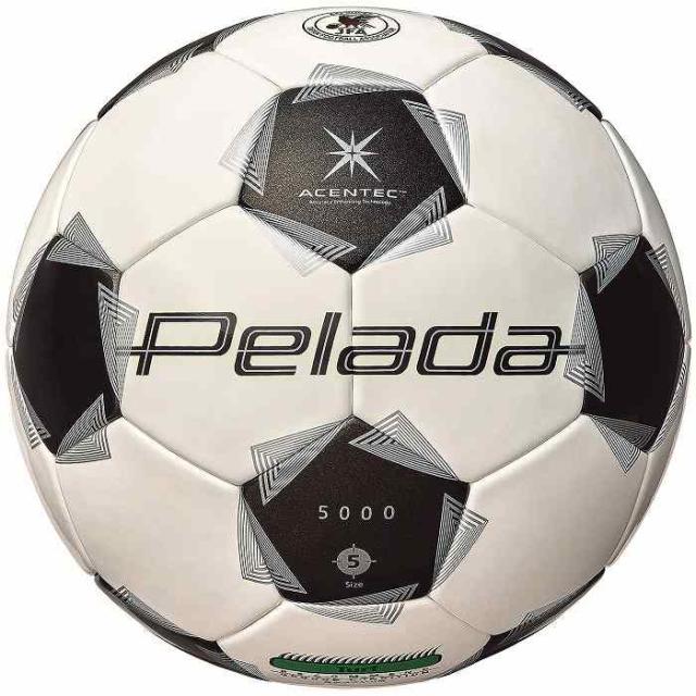 MOLTEN モルテン ペレーダ5000 芝用(ホワイト×ブラック) F5K5000 サッカー ボール 国際公認球 JFA検定球 5号球