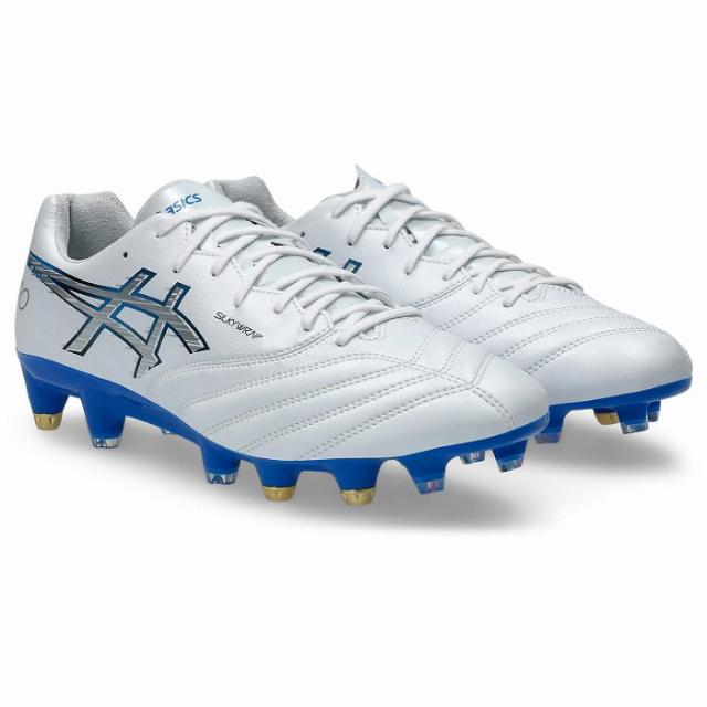 ASICS アシックス DS LIGHT X-FLY PRO 3 ST(ホワイト×エレクトリックブルー) 1101A073.100 サッカー スパイク 取替式