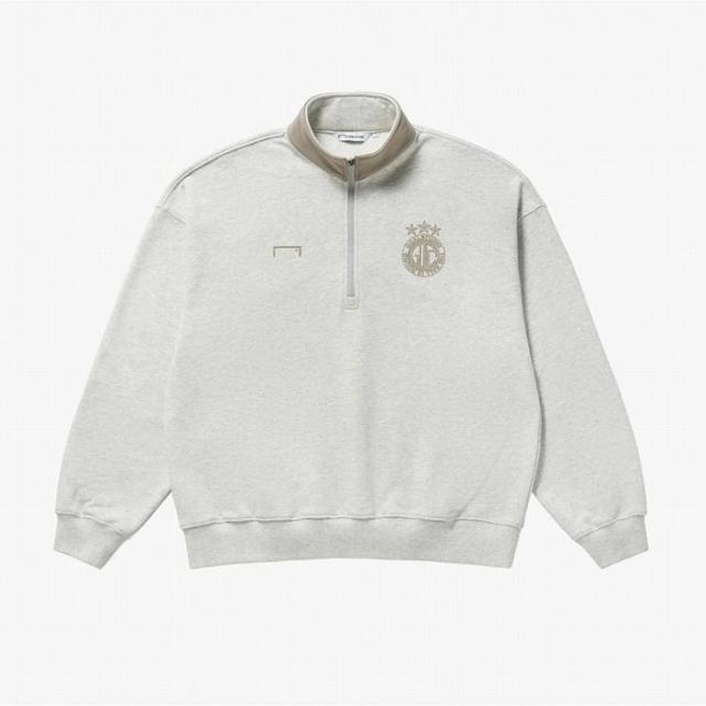 GOALSTUDIO ゴールスタジオ FC VINTAGE ARTWORK QUARTER ZIP-UP(オートミール) G5STZ101 OTM スウェットシャツ