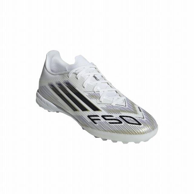 ADIDAS アディダス F50 LEAGUE TF(ホワイト×ブラック×ゴールド) JH7726 サッカー トレーニングシューズ