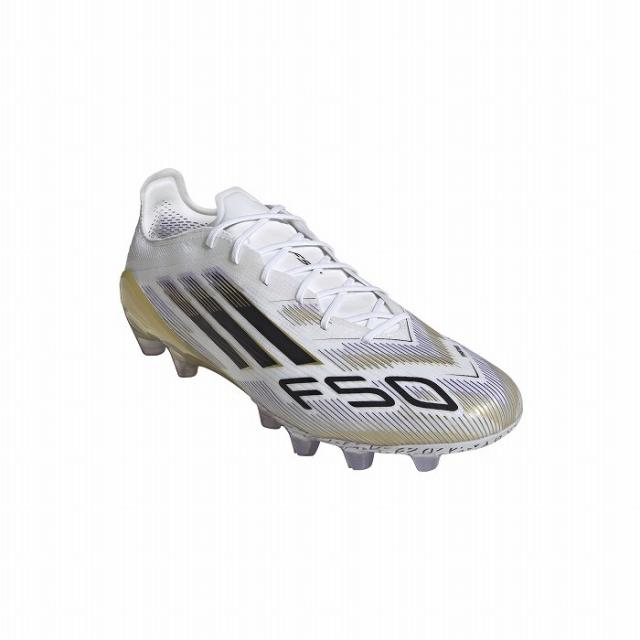 ADIDAS アディダス F50 ELITE HG/AG JAPAN(ホワイト×ブラック×ゴールド) JR1701 サッカー スパイク