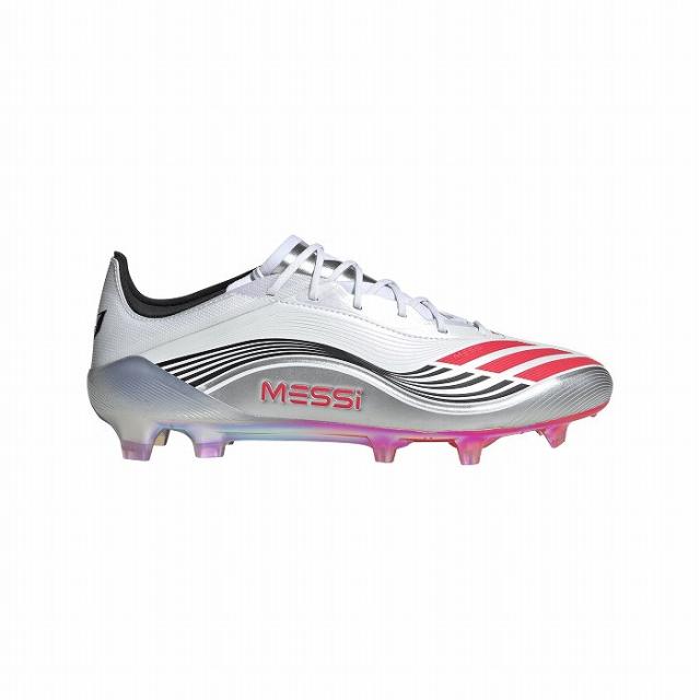 ADIDAS アディダス F50 MESSI ELITE FG(ホワイト×レッド×シルバー) JP5593 サッカー スパイク 天然芝用_1