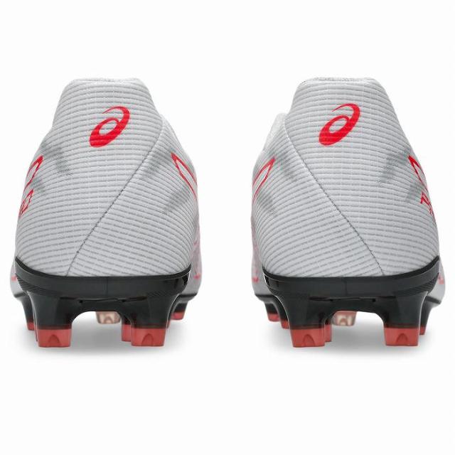 ASICS アシックス DS LIGHT ACROS PRO 3(ホワイト×フラッシュレッド) 1101A071 104 サッカー スパイク DSライト アクロスプロ3_4