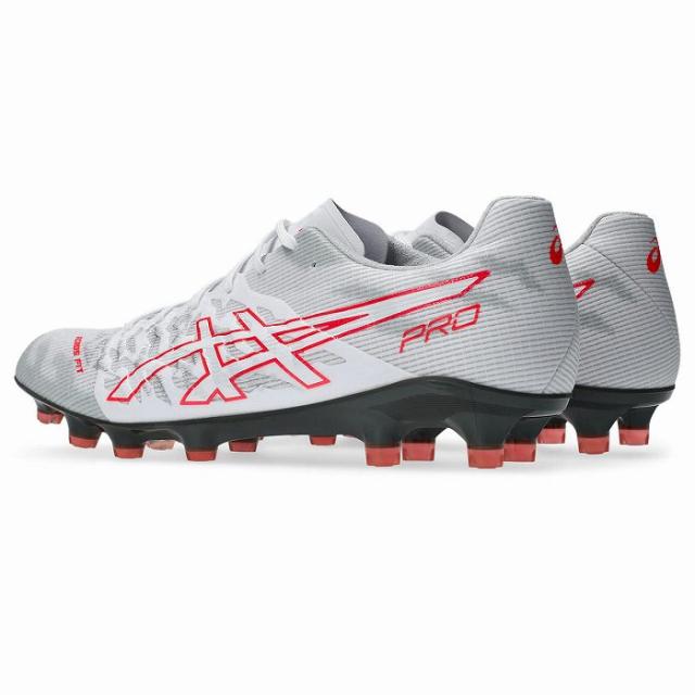 ASICS アシックス DS LIGHT ACROS PRO 3(ホワイト×フラッシュレッド) 1101A071 104 サッカー スパイク DSライト アクロスプロ3_5