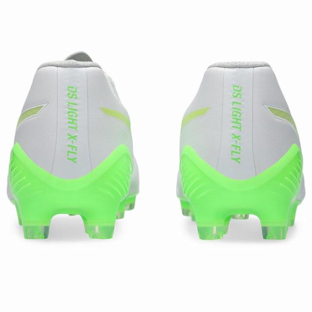 ASICS アシックス DS LIGHT X-FLY 6(ホワイト×グリーンゲッコー) 1101A076 100 サッカー スパイク DSライト X-FLY6_4