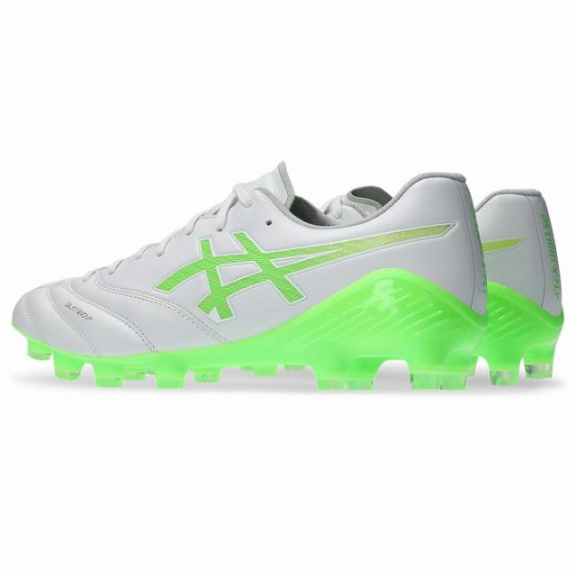 ASICS アシックス DS LIGHT X-FLY 6(ホワイト×グリーンゲッコー) 1101A076 100 サッカー スパイク DSライト X-FLY6_5