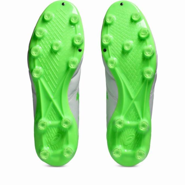 ASICS アシックス DS LIGHT X-FLY 6(ホワイト×グリーンゲッコー) 1101A076 100 サッカー スパイク DSライト X-FLY6_6