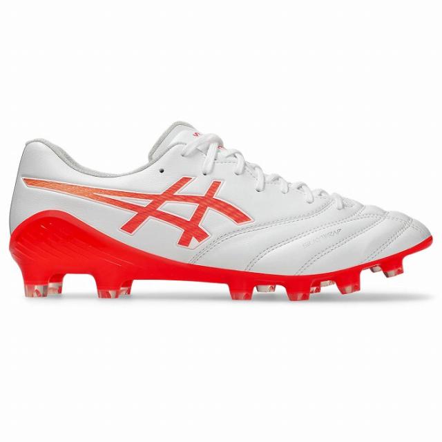 ASICS アシックス DS LIGHT X-FLY 6(ホワイト×フラッシュレッド) 1101A076 101 サッカー スパイク DSライト X-FLY6_1