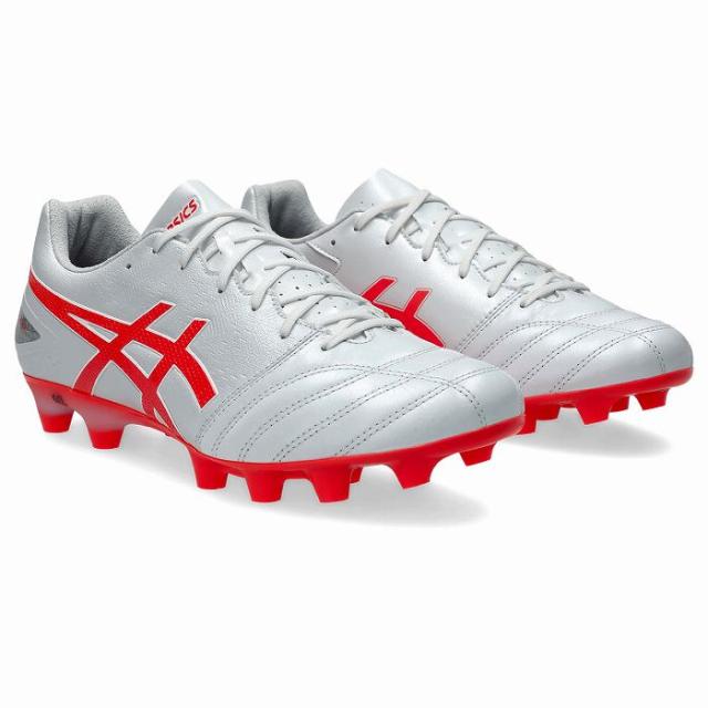 ASICS アシックス DS LIGHT PRO WIDE(ホワイト×フラッシュレッド) 1103A110 104 サッカー スパイク DSライト プロ ワイド