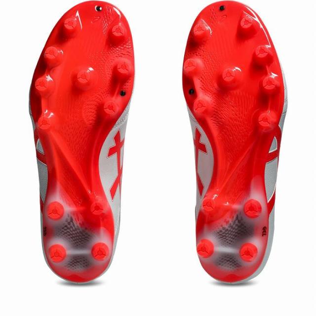 ASICS アシックス DS LIGHT PRO WIDE(ホワイト×フラッシュレッド