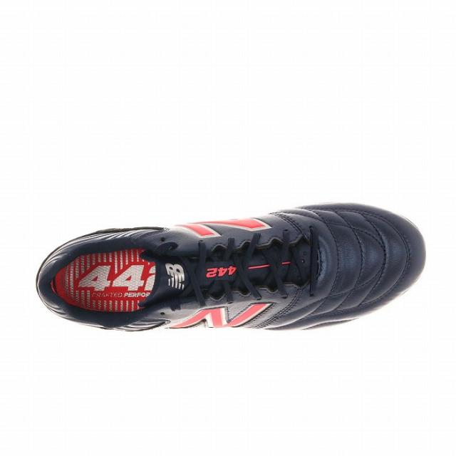 NEWBALANCE ニューバランス 442 PRO HG V2(ネイビー×レッド) MS41HMM22E サッカー スパイク_3